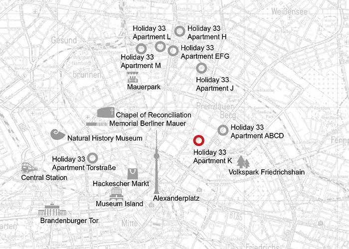 33 K Next To Alexanderplatz, 4 With Bathroom & Guest Toilet ベルリン
